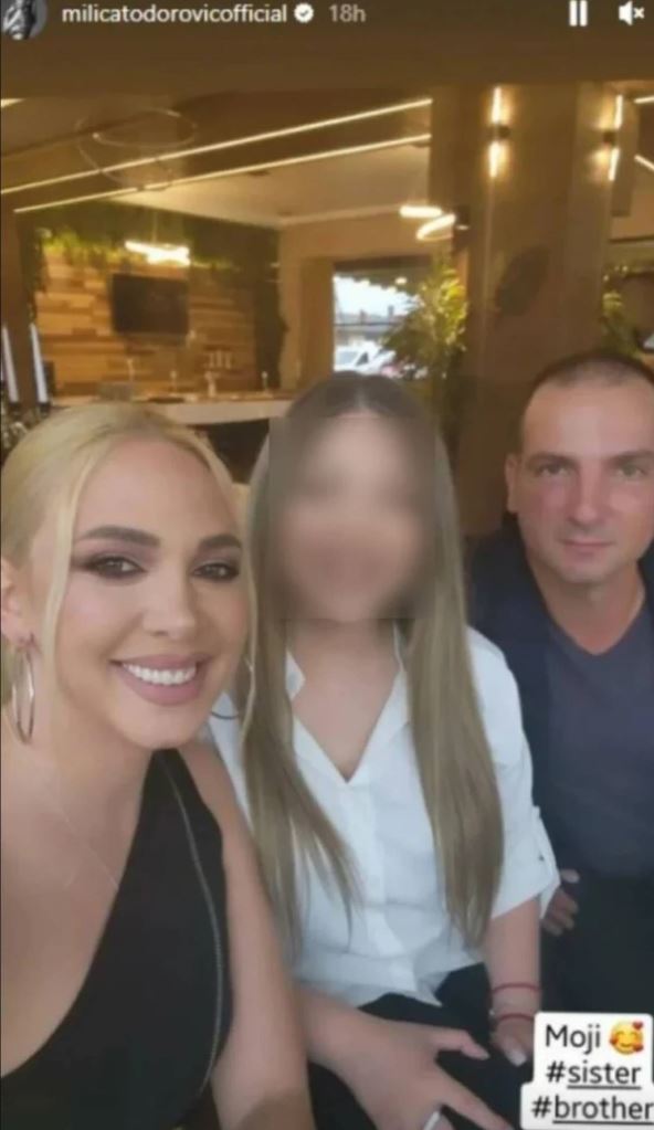 Milica todorović sa polubratom