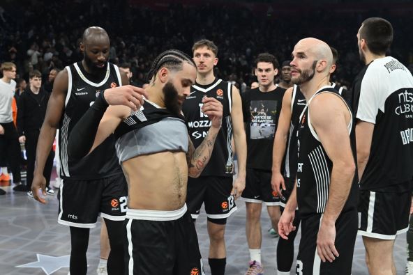 Tuga košarkaša Partizana protiv Reala