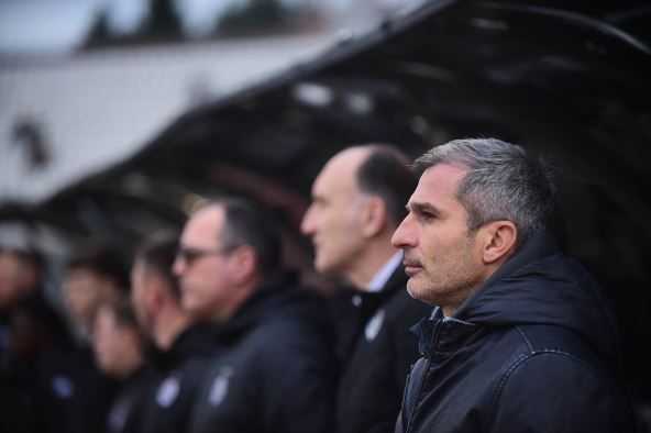 Nenad Stojaković na utakmici Partizan Spartak Subotica