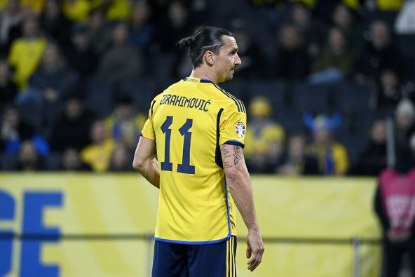 Zlatan Ibrahimović u dresu Švedske.
