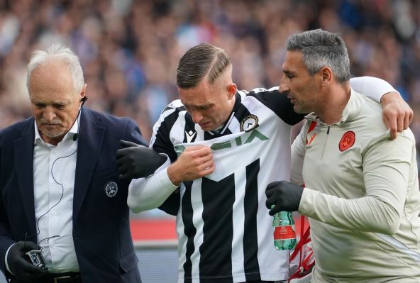 Đerar Deulofeu povređen na utakmici Udinezea