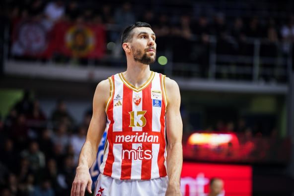 Ognjen Dobrić na meču Crvene zvezde i Spartaka