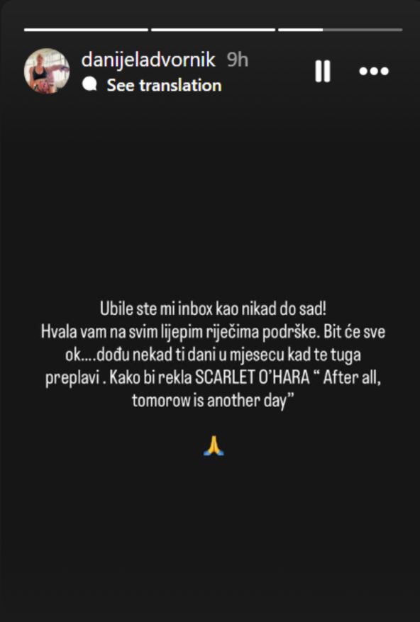 Danijela Dvornik obraćanje