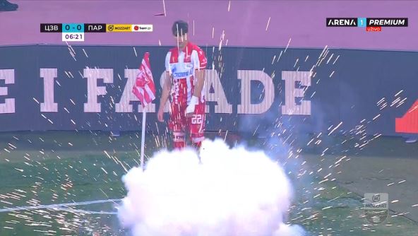 Grobari gađali Vasilija Kostova topovskim udarom