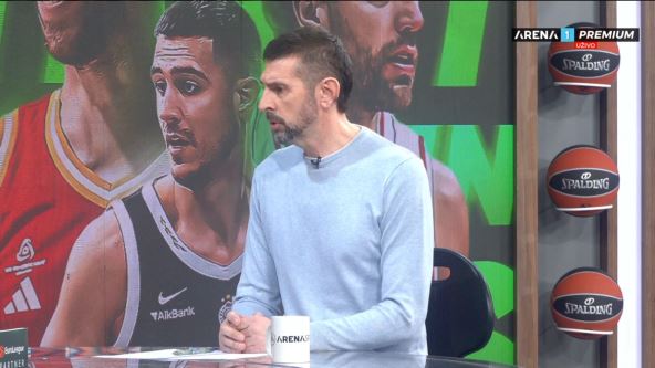 Nikola Lončar tokom gostovanja na Areni sport