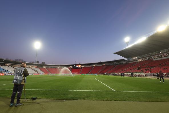 Marakana pred meč Zvezda - Lil.