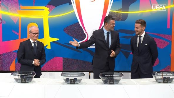 Ivan Rakitić na žrebu Lige šampiona.