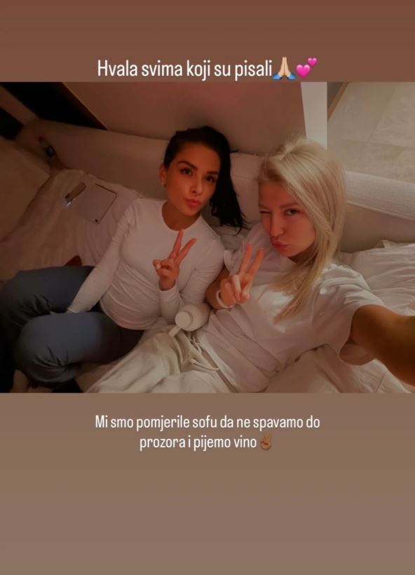 Anja Bla tokom bombardovanja