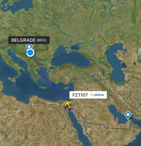 flightradar mapa