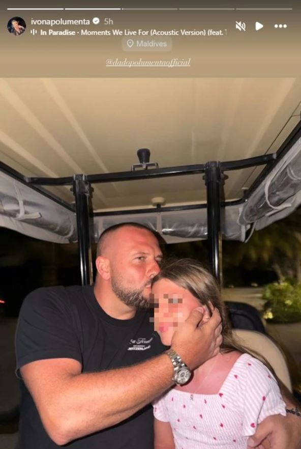 Dado Polumenta sa ćerkom