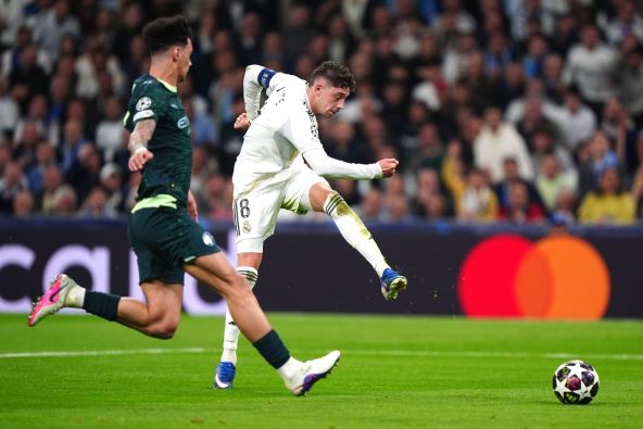 Federiko Valverde daje gol protiv Sitija