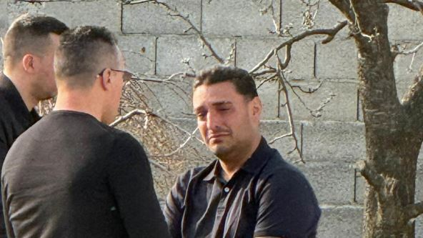 Darko LAzić nakon sahrane