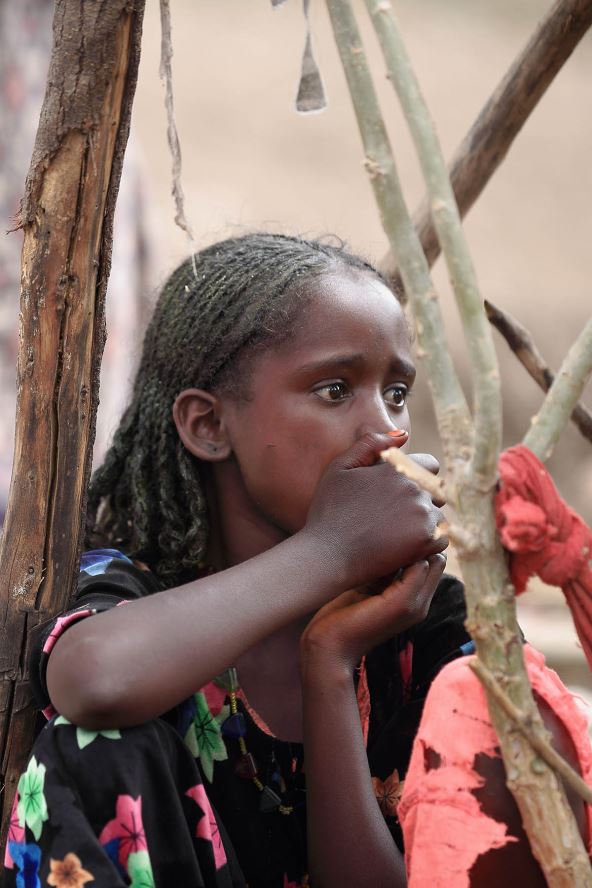 Devojčica iz Oromo zajednice
