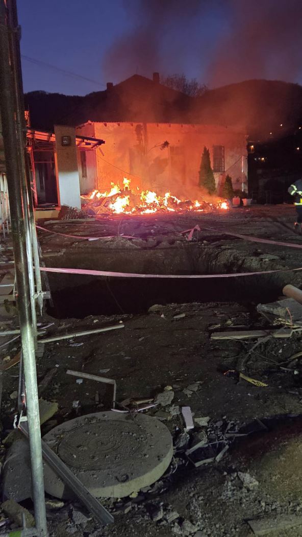 Požar u školi u Kosjeriću