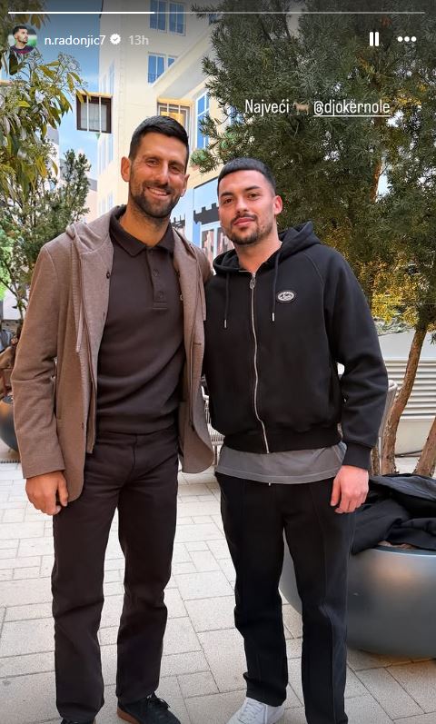 Novak Đoković i Nemanja Radonjić u Beogradu