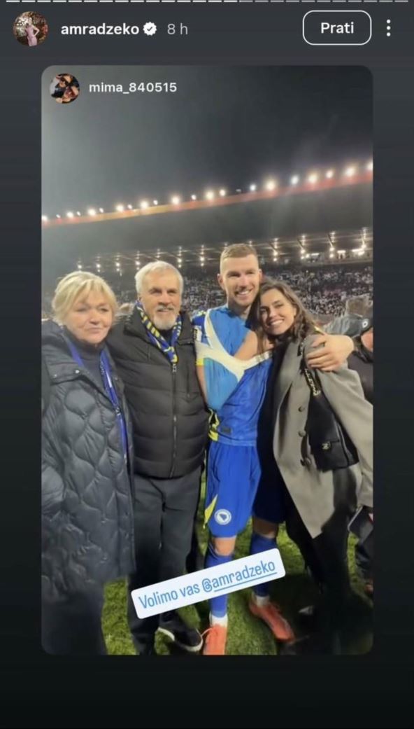 Amra i Edin sa porodicom