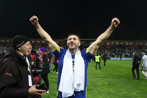 Sead Kolašinac slavi odlazak na Mundijal sa BiH