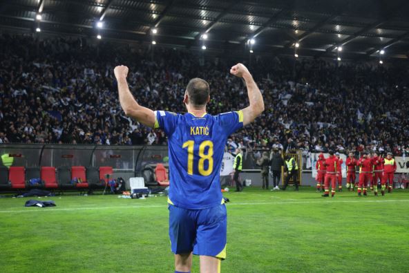 Nikola Katić reprezentativac BiH slavi plasman na Mundijal
