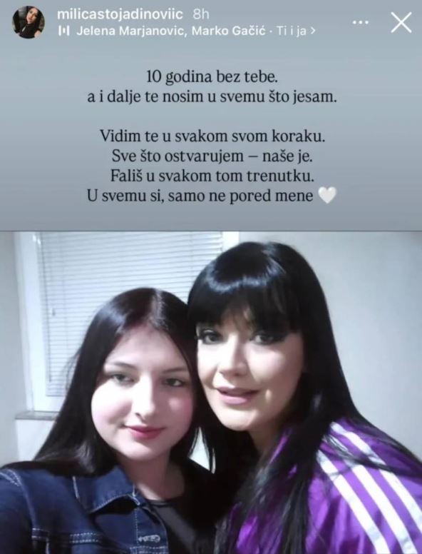 Jelena Marjanović i Milica uspomene
