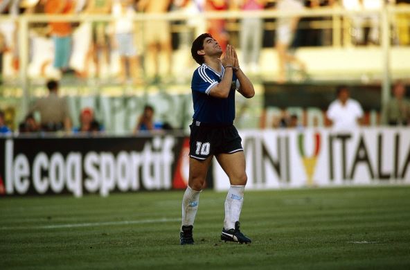 Dijego Maradona žali zbog penala na Argentina Jugoslavija