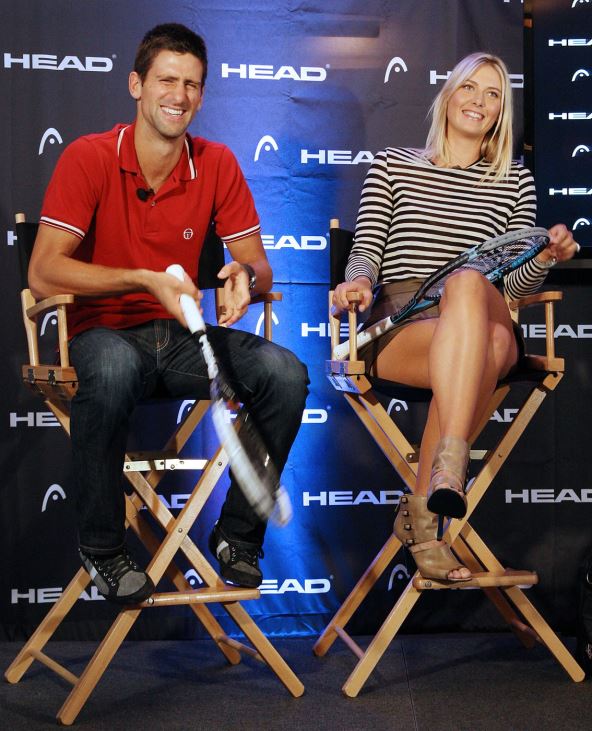 Marija Šarapova i Novak Đoković