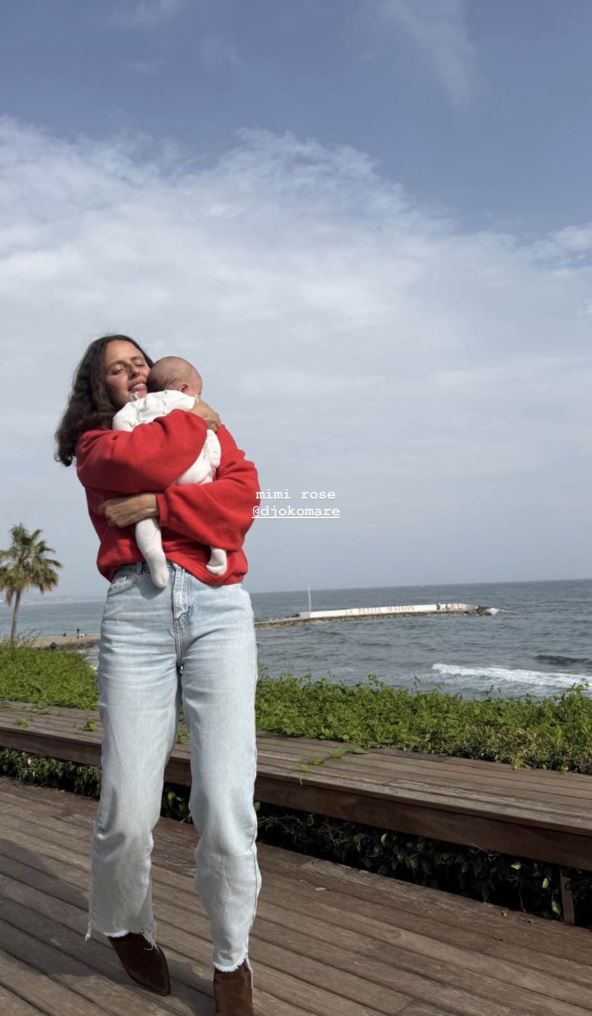 Letisija Tesari sa ćerkom