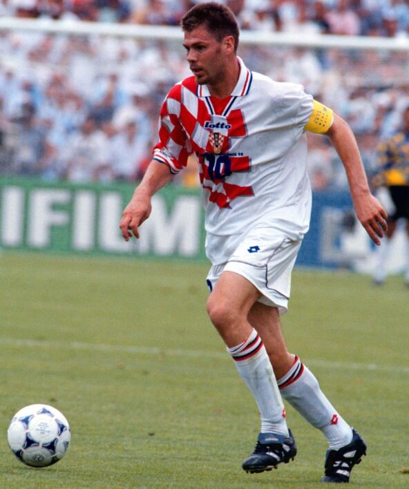 Zvonimir Boban u dresu Hrvatske.