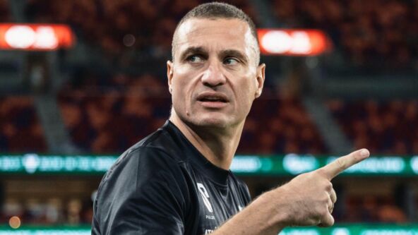 Nemanja Vidić na utakmici legendi Junajteda