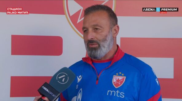 Nenad Sakić daje izjavu pred derbi Zvezda Partizan