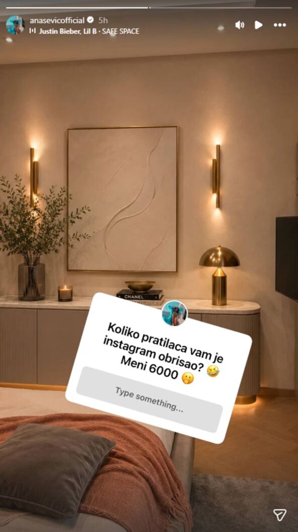 Ana Sević Instagram pratioci