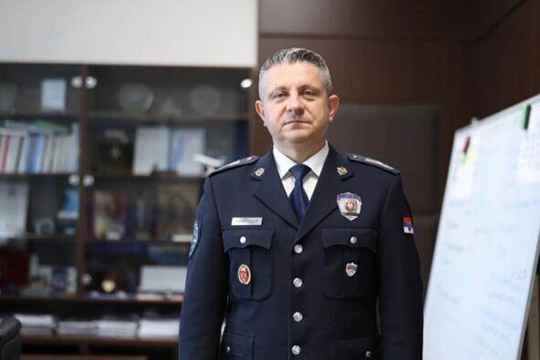 Slaviša Lakićević, načelnik Uprave saobraćajne policije