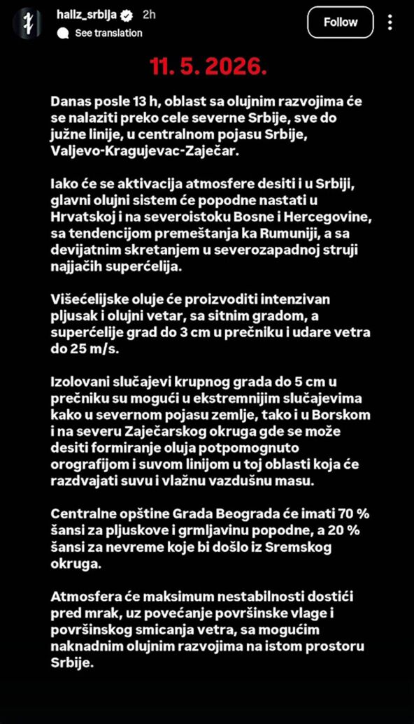 superćelijska oluja