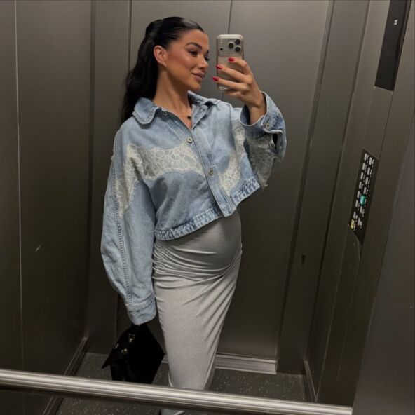 Milica Ristić trudna