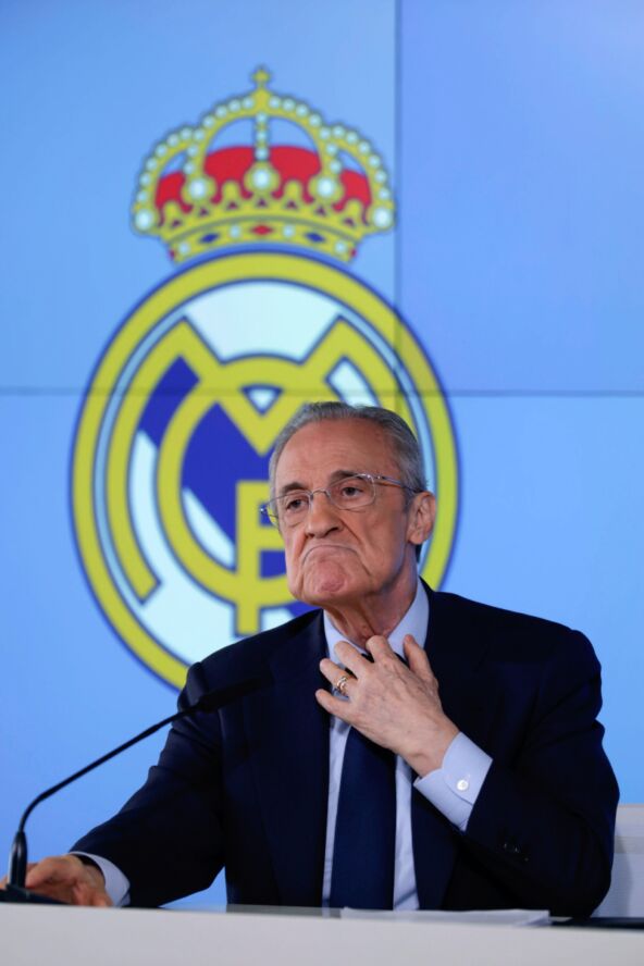 Florentino Perez na konferenciji za novinare Reala