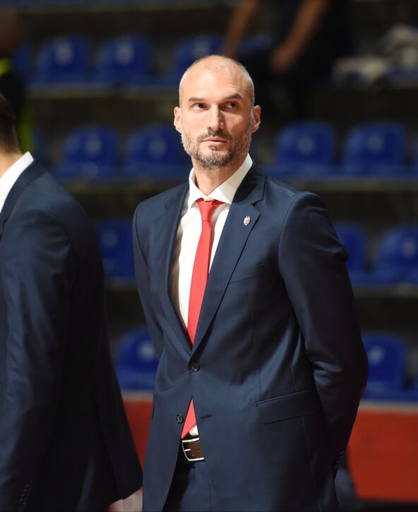 Marko Simonović na utakmici Zvezde