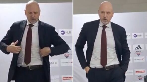 Saša Obradović napustio konferenciju za novinare