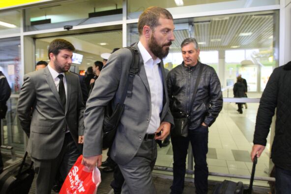 Slaven Bilić na aerodromu u Beogradu