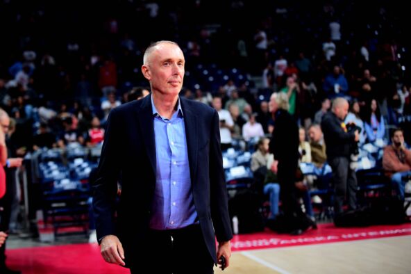 Milan Tomić na utakmici Zvezde u Evroligi