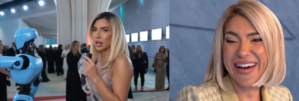 Jovana Jeremić u AI spotu Željka Mitrovića