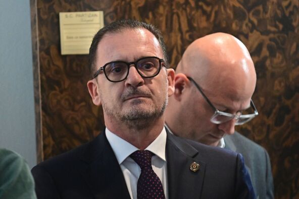 Predrag Mijatović na konferenciji za novinare u Partizanu