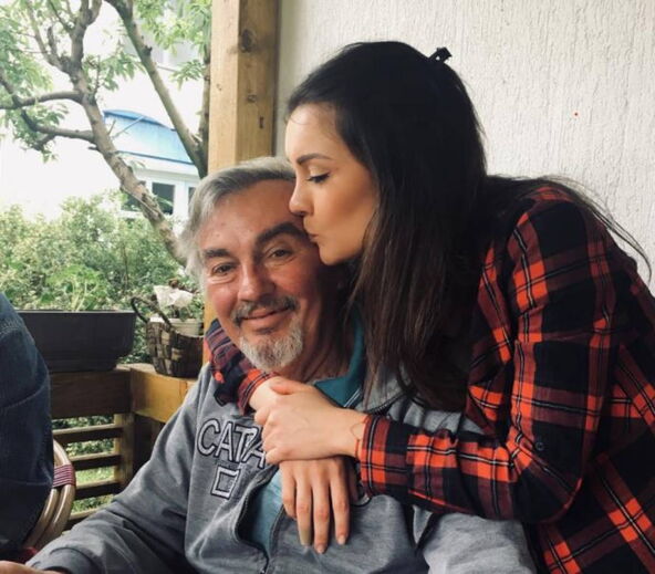 Dragana Mićalović sa ocem