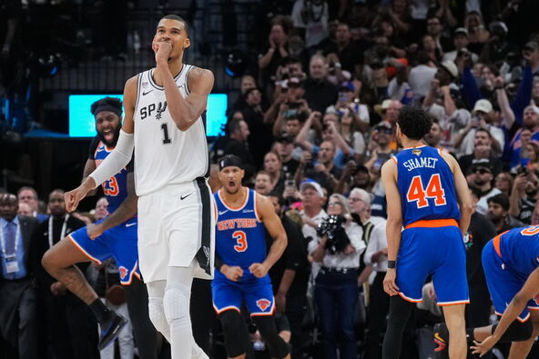 Viktor Vembanjama žali zbog greške u finalu NBA lige San Antonio Njujork