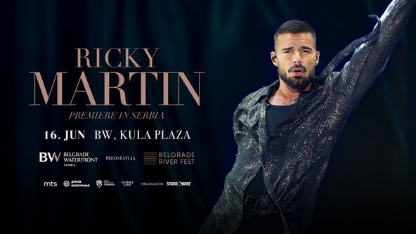 Riki Martin na Belgrade River festu