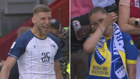 Jovo Lukić gol za Bosnu i Hercegovinu
