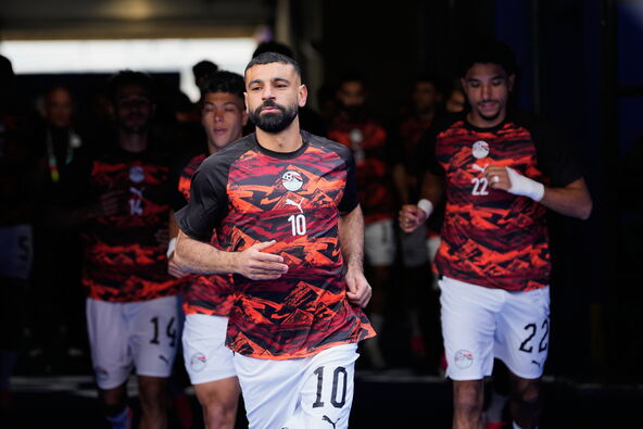 Mohamed Salah na zagrevanju Egipta na Svetskom prvenstvu