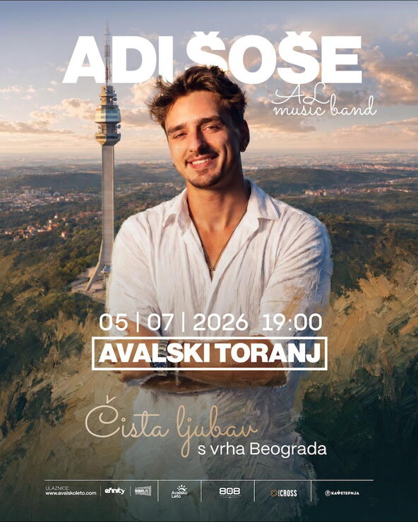 Adi Šoše na Avalskom tornju 5. jula