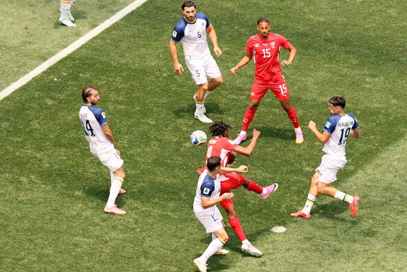Gol Švajcarske protiv Bosne i Hercegovine.