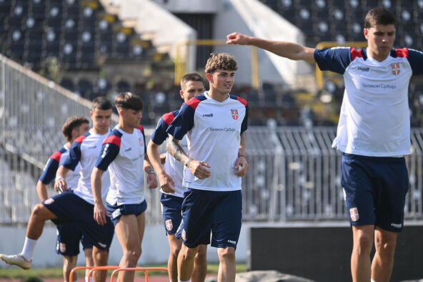 TRENING fudbalera U19 reprezentacije Srbije na stadionu Partizana,  (5).jpg