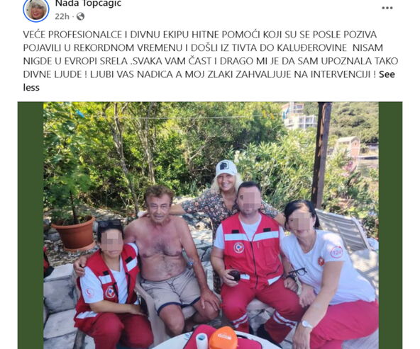 Nada Topčagić muž Hitna pomoć