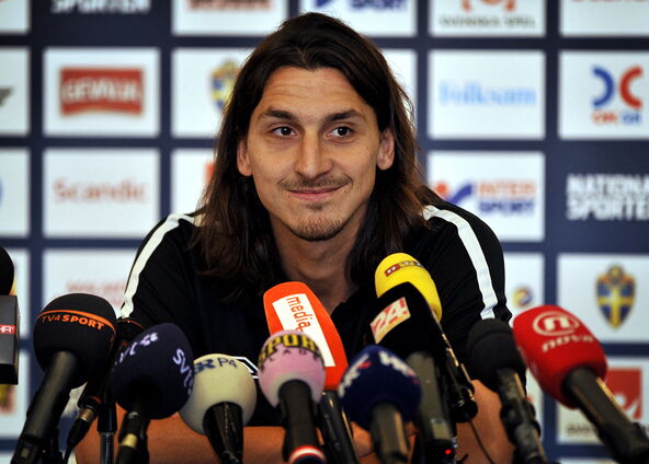 Zlatan Ibrahimović na konferenciji za medije.